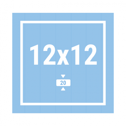 Ковер для спортивной гимнастики 12x12x20м