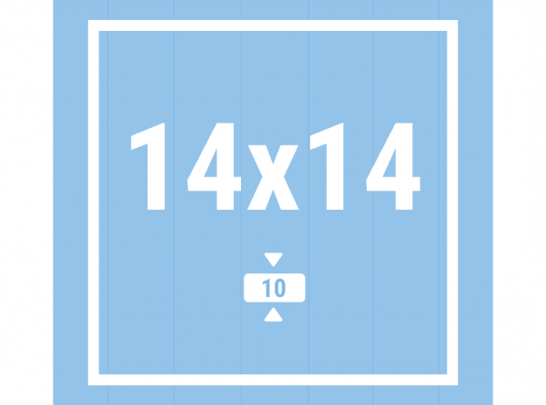 Ковер для спортивной гимнастики 14x14x10м
